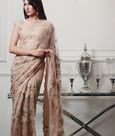 FULLY EMBROIDERED SAREE