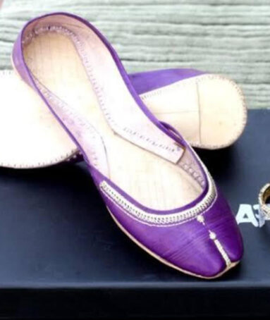 LEATHER KHUSA (PURPLE)