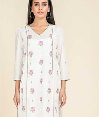 KAYSERIA EMBROIDED SELF PRINTED LAWN SHIRT