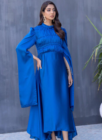 Silk Long Maxi With Long Sleeves