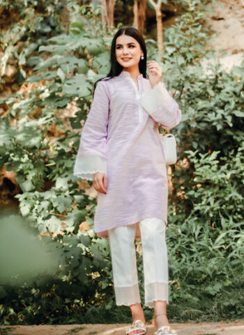 Cotton Karandi Two Piece Elegant Outfit