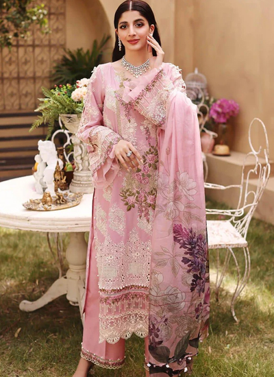 Elaf Luxury Festive Chikankari Lawn 3PC