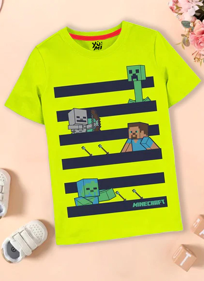 Level Up Your Kid's Style Minecraft T-Shirt