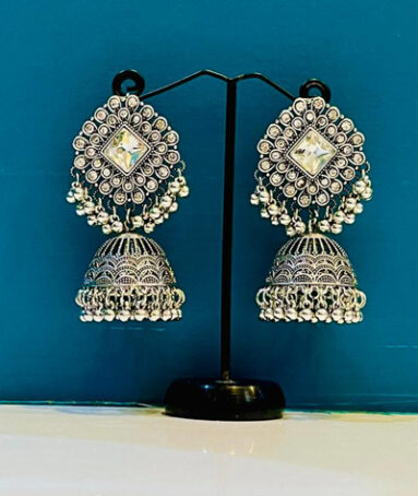 Women Bell-Shaped Jhumka Earrings